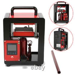 Heavy Duty 5 Ton Hydraulic Heat Press Machine Dual Heating Plated 2.44.7