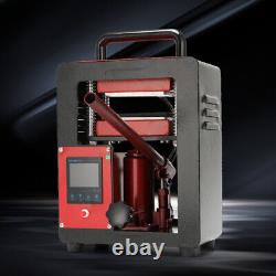 Heavy Duty 5 Ton Hydraulic Heat Press Machine Dual Heating Plated 2.44.7 110V