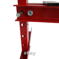 Heavy Duty 6-Ton Hydraulic Shop Press Benchtop with Plates H Frame Jack Stand