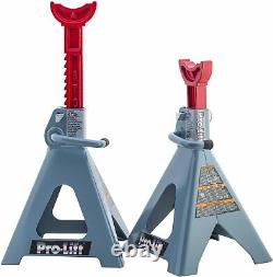 Heavy Duty 6 Ton Jack Stands Pair Double Locking Pins SUV Truck Jeep Safe Lift