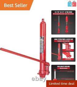 Heavy-Duty 8 Ton Hydraulic Long Ram with 44.13 Lift Height Great for Shops