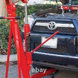 Heavy-Duty 8 Ton Hydraulic Long Ram with 44.13 Lift Height Great for Shops