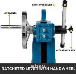 Heavy Duty Arbor Press 1 Ton, Ratchet Leverage Arbor Press with Handwheel, Manua