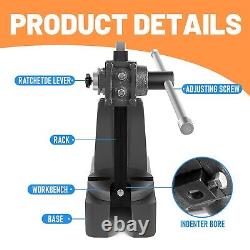 Heavy Duty Arbor Press 2 Ton Black Manual Desktop with 8.5 Inch Maximum Height