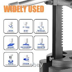Heavy Duty Arbor Press 2 Ton Black Manual Desktop with 8.5 Inch Maximum Height