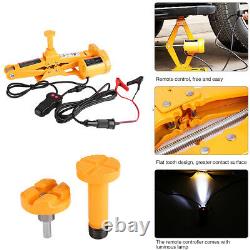 Heavy Duty Auto Electric Scissor Car Lift 3 Ton 1/2 Impact Wrench 12V DC