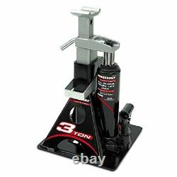Heavy Duty Bottle Jack with Stand for Heavy Lifting (3 Ton Capacity)