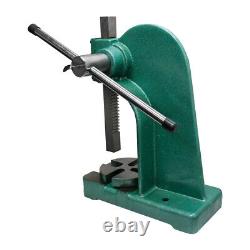 Heavy Duty Cast Iron 1 Ton Arbor Press Bench Manual Punch Press Punching Hole