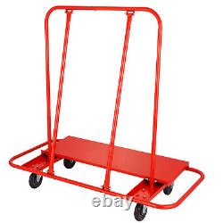Heavy Duty Drywall Cart Tool Capacity 2200 Lbs / 1 Ton with Four 5 Wheels
