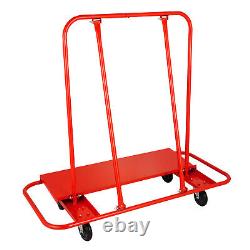 Heavy Duty Drywall Cart Tool Capacity 2200 Lbs / 1 Ton with Four 5 Wheels