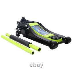 Heavy-Duty Dual Piston 3.5Ton Low Profile Steel Racing Floor Jack Hydraulic Jack