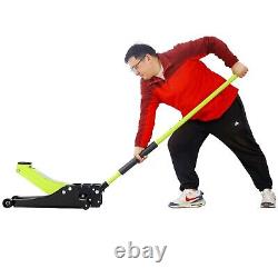 Heavy-Duty Dual Piston 3.5Ton Low Profile Steel Racing Floor Jack Hydraulic Jack