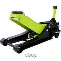 Heavy-Duty Dual Piston 3.5Ton Low Profile Steel Racing Floor Jack Hydraulic Jack