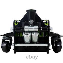 Heavy-Duty Dual Piston 3.5Ton Low Profile Steel Racing Floor Jack Hydraulic Jack