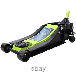 Heavy-Duty Dual Piston 3.5Ton Low Profile Steel Racing Floor Jack Hydraulic Jack