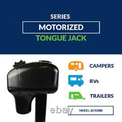 Heavy-Duty Electric Power Tongue Jack 1.75 Ton Capacity RVs/Campers/Boats