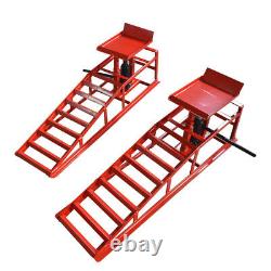 Heavy Duty Enhanced Auto Car Service Ramps Lifts Loading 3 Tons Car Ramps Newest