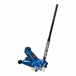 Heavy Duty Floor Jack 3 Ton with Rapid Pump Steel Jack Blue