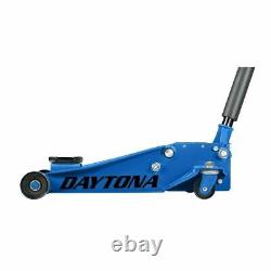 Heavy Duty Floor Jack 3 Ton with Rapid Pump Steel Jack Blue