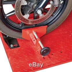 Heavy Duty Hydraulic ATV Motorcycle Lift 1000 LB (1/2 Ton) Bike Stand Jack Table