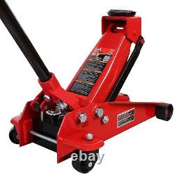 Heavy Duty Hydraulic Car Floor Jack with Lift Pump for l Terrain Vehicles, 3 Ton
