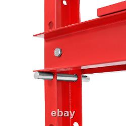 Heavy Duty Hydraulic Shop Press 12 Ton Press Plates H-Frame Benchtop Press Stand