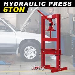 Heavy Duty Hydraulic Shop Press Floor Shop Equipment 6 Ton Jack Stand
