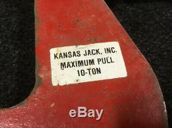 Heavy Duty Kansas Jack Steel Rail Puller 10-Ton AK-637 Collision Repair