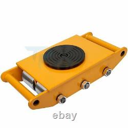 Heavy Duty Machine Dolly Skate Machinery Roller Mover Cargo Trolley 8 Ton