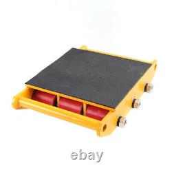 Heavy Duty Machinery Mover Dolly Skate Roller Move 15Ton 33000lb