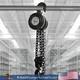 Heavy Duty Manual Hand Chain Hoist 3 Ton 6614 Lbs Capacity 10 Feet With 2 Hooks