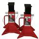 Heavy Duty Pin Type Jack Stands, 5 Ton (10,000 Lbs) Capacity, 1 Pair, 3305a