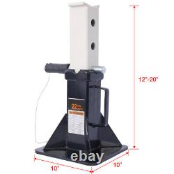 Heavy Duty Pin Type Professional Car Jack Stand with Lock 22 Ton Capacity 1 Pair