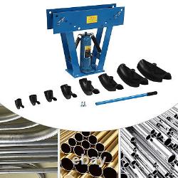 Heavy-Duty Pipe Bending Machine 16 Ton Hydraulic Pipe Tube Bender With 8 Dies