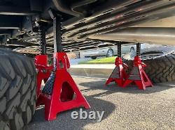 Heavy Duty Steel Jack Stand Large Base 6 Ton Capacity Auto Car Vehicle Lifting