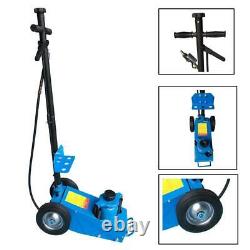 Heavy duty 22 Ton Air Hydraulic Floor Jack Wheels Lift Truck Bus Shop Equipment