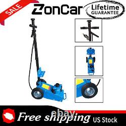 Heavy duty 22 Ton Air Hydraulic Floor Jack Wheels Lift Truck Bus Shop Equipment