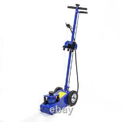 Heavy duty 22 Ton Air Hydraulic Floor Jack Wheels Lift Truck Bus Shop Equipment