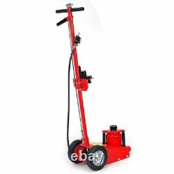 Heavy duty 35 Ton Air Hydraulic Floor Jack Wheels Lift Truck Bus Shop Equipment