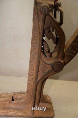 Heavy duty Verona 15 ton railroad track jack house barn foundation lift tool J1