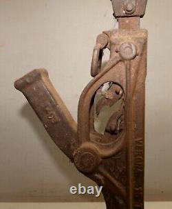Heavy duty Verona 15 ton railroad track jack house barn foundation lift tool J1