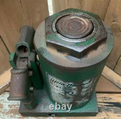 Hein Werner 30 Ton Hydraulic Bottle Jack USA Made 30.11AA Heavy Duty