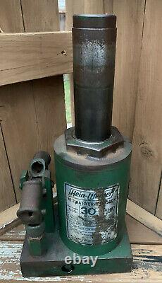 Hein Werner 30 Ton Hydraulic Bottle Jack USA Made 30.11AA Heavy Duty