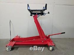 Hoc Tj38 2 Ton 4400 Pound Lb Heavy Duty Transmission Jack + 1 Year Warranty