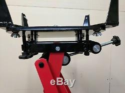 Hoc Tj38 2 Ton 4400 Pound Lb Heavy Duty Transmission Jack + 1 Year Warranty