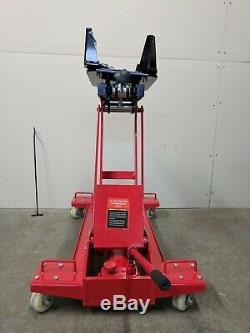 Hoc Tj38 2 Ton 4400 Pound Lb Heavy Duty Transmission Jack + 1 Year Warranty