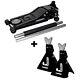 Husky 3 Ton Heavy Duty Low Profile Floor Car Jack With Quick Lift And Stands