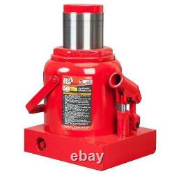 Hydraulic Industrial Steel Bottle Jack Lift Big Red 50 Ton Capacity Heavy Duty