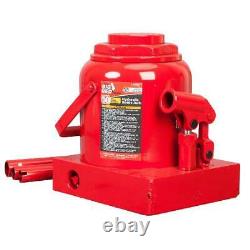 Hydraulic Industrial Steel Bottle Jack Lift Big Red 50 Ton Capacity Heavy Duty