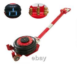 INTBUYING 3 Ton Triple Bag Air Pneumatic Jack Heavy Duty Jacking 5.9 to 15.75